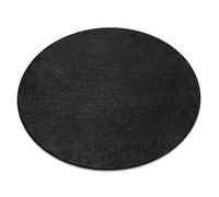 Alfombra SANTA FE círculo negro 98 llanura color sólido circulo 100 cm