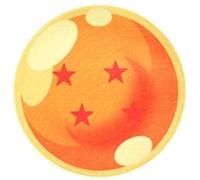 SD Toys Alfombra interior Dragon Ball Bola 4 Estrellas 60x60 cm