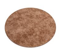 Alfombra SERENADE círculo marrón claro circulo 100 cm