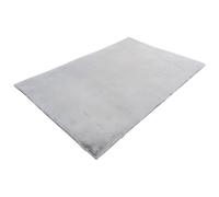 Alfombra shaggy de pelo largo efecto piel - 160 x 230 cm - Gris - BUNNY