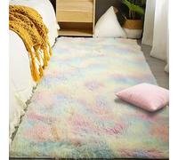 Alfombra Shaggy Salón Grandes 240 x 300 cm Fluffy Tapete Quarto Carpet Rugs Lavable hasta para Salón Dormitorio Baño Sofá Silla Cojín, Multicolor