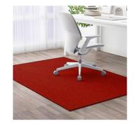 Alfombra Silla Base Antideslizante, Fácil de Limpiar, Se Puede Cortar a Medida para Protector de Suelo,WineRed-80×120cm/31.50×47.24in