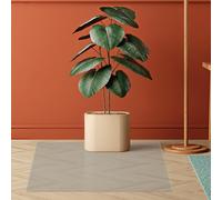 Alfombra Silla Escritorio 115 x 270 cm Tapete de PVC Liso, Antiarrayado y Duradero Alfombras para Sillas Multifuncionales Varios Tamaños Ideal para Suelos Duros y Parquet, Color Transparente