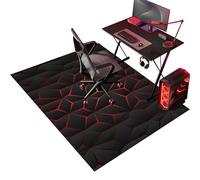 Alfombra Silla Escritorio Alfombrilla Silla Gaming Oficina Protectora para Suelo para Suelos de Madera Sillas con Ruedas, 120 x 150 cm Alfombrilla Protectora para Silla de Oficina para Suelos Duros