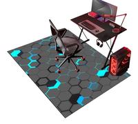 Alfombra Silla Escritorio Alfombrilla Silla Gaming Oficina Protectora para Suelo para Suelos de Madera Sillas con Ruedas, 90 x 120 cm Alfombrilla Protectora para Silla de Oficina para Suelos Duros