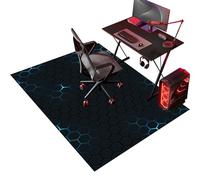 Alfombra Silla Escritorio Alfombrilla Silla Gaming Oficina Protectora para Suelo para Suelos de Madera Sillas con Ruedas, 160 x 180 cm Alfombrilla Protectora para Silla de Oficina para Suelos Duros