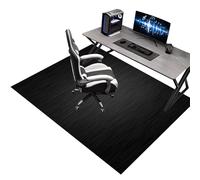 Alfombra Silla Gaming 100 x 120 cm, Alfombrilla para Silla de Oficina, Protector Suelo Silla Ruedas, Alfombra para protección de Suelos Duros, Antideslizante Tapete de Protección de Madera/baldosas