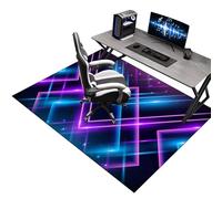 Alfombra Silla Gaming 70 x 120 cm, Alfombrilla para Silla de Oficina, Protector Suelo Silla Ruedas, Alfombra para protección de Suelos Duros, Antideslizante Tapete de Protección de Madera/baldosas
