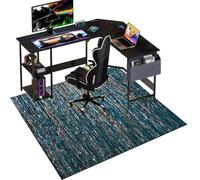 Alfombra Silla Gaming Antideslizante, Protector Suelo Silla Ruedas, Alfombrilla de Protección para Suelos Duros, Tapete Protector de Suelo, Alfombrilla para Silla de Oficina Gaming 80 x 120 cm