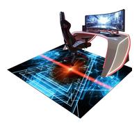 Alfombra Silla Gaming, Protector de Silla de Escritorio, Alfombrilla Protectora Suelo para Silla de Oficina Gaming, Alfombrilla para Silla de Oficina para Computadora de Madera Dura 80 x 120 cm