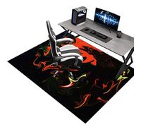 Alfombra Silla Gaming, Protector Suelo Silla Ruedas 60 x 90 cm, Alfombrilla para Silla de Oficina, Alfombrilla de Protección para Suelos Duros, Tapete para Silla de Oficina, Protectora de Piso Duro