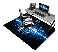 Alfombra Silla Gaming, Protector Suelo Silla Ruedas 90 x 140 cm, Alfombrilla para Silla de Oficina, Alfombrilla de Protección para Suelos Duros, Tapete para Silla de Oficina, Protectora de Piso Duro