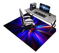 Alfombra Silla Gaming, Protector Suelo Silla Ruedas, Alfombrilla para Silla de Oficina, Alfombra para protección de Suelos Duros, Antideslizante Tapete de Protección de Madera/baldosas 110 x 170 cm