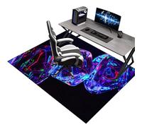 Alfombra Silla Gaming, Protector Suelo Silla Ruedas, Alfombrilla para Silla de Oficina, Alfombra para protección de Suelos Duros, Antideslizante Tapete de Protección de Madera/baldosas 180 x 200 cm