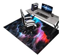 Alfombra Silla Gaming, Protector Suelo Silla Ruedas, Alfombrilla para Silla de Oficina, Alfombra para protección de Suelos Duros, Antideslizante Tapete de Protección de Madera/baldosas 160 x 190 cm