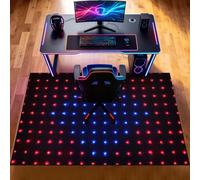 Alfombra Silla Gaming, Protector Suelo Silla Ruedas, Alfombrilla para Silla de Oficina, Alfombra para protección de Suelos Duros, Antideslizante Tapete de Protección de Madera/baldosas 130 x 150 cm