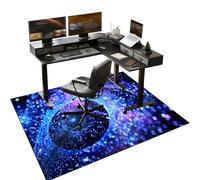 Alfombra Silla Gaming, Protector Suelo Silla Ruedas, Alfombrilla Silla Escritorio, Base para Silla de Oficina, Alfombrilla para Silla de Oficina, Tapete Protector de Suelo antiarañazos 180 x 200 cm