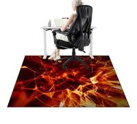 Alfombra Silla Oficina Gaming 100 x 140 cm Alfombrilla de Protección para Suelos Duros, Alfombrilla para Silla de Escritorio, Gaming Protector de Suelo, Alfombrilla Protectora de Piso Duro, Chair Mat