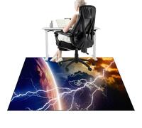 Alfombra Silla Oficina Gaming 70 x 100 cm Alfombrilla de Protección para Suelos Duros, Alfombrilla para Silla de Escritorio, Gaming Protector de Suelo, Alfombrilla Protectora de Piso Duro, Chair Mat