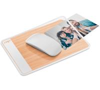 Alfombrilla De Raton Cep Silva Bambu Con Solapa Transparente 210X150X2 Mm