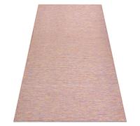 Alfombra sisal PATIO 2778 Tejido plano rosado / azul / beige 78x150 cm