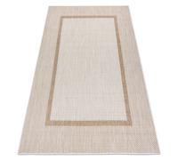 Alfombra sisal SION Marco 21782 Tejido plano ecru / beige 160x220 cm