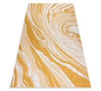 Alfombra sisal SION Mármol 22169 Tejido plano ecru / amarillo / beige 80x150 cm