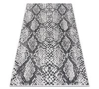 Alfombra sisal SION Piel de serpiente 22162 Tejido plano ecru / negro 80x150 cm