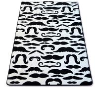 Alfombra SKETCH - FA67 crema/negro - Bigote 160x220 cm