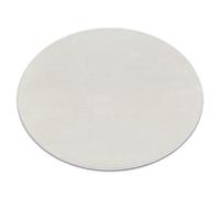 Alfombra SOFTY circulo llanura color sólido crema circulo 150 cm