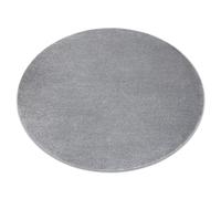 Alfombra SOFTY circulo llanura color sólido gris circulo 120 cm