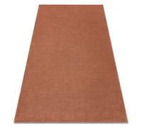 Alfombra SOFTY llanura color sólido terracota 160x220 cm