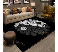 Alfombra Suave Impresa En 3D Con Tabla De Tai Chi Yin Yang Bagua Para Sala De Estar, Comedor, Dormitorio, Alfombra Antideslizante Para Decoración Del Hogar 60 X 120 Cm - Poliéster - Lim -1812820121182