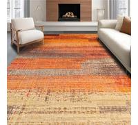 Alfombra suave lavable, diseño de arte abstracto, resistente a las manchas, antideslizante, alfombra contemporánea para salón y dormitorio