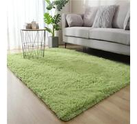 Alfombra suave y lanuda moderna de pelo largo para dormitorio, lavable a máquina, antideslizante, perfecta para sala de estar y habitación de los niños, 200 x 300 cm (Y)