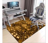 Alfombra Suelo Gaming Tapete para Silla de Oficina 70 x 90 cm Alfombras Gaming Oficina Suelo Alfombra para Silla de Escritorio Protector Suelo con Ruedas Alfombrilla para Silla para Suelos Duros