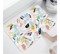 Alfombra tejida de lufa - Alfombra de pelo bajo de arte abstracto contemporáneo para espacios interiores de 120 x 200 cm