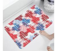 Alfombra tejida de lufa - Alfombra de pelo bajo de arte abstracto contemporáneo para espacios interiores de 120 x 200 cm