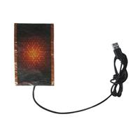 Alfombra térmica para pies, alfombra térmica recargable por USB, calefacción de 10,9 x 16 cm de fibra de carbono - para ratón zapatos guantes manos calcetines casa hombres mujeres