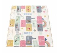 Alfombra Térmica para Sala, Tapete de Juego Niños | Superficie Suave, Antideslizante, Impermeable, Fácil de Limpiar, Cálida(Style D,100x150cm)