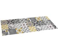 Alfombra vinílica acolchada croma patch gris en color gris y ambar 50