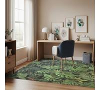 Alfombra Vinílica Digitalizada, colores y animales exóticos, Distintos Tamaños, Moderno, Diseño y Resistencia para Tu Espacio, Cocina, Baño, Salón, Comedor, Suelo PVC. (140 x 200 cm, AMAZONIA)