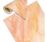 Alfombra Vinilica Naranja Cocina Lavable Antideslizante | Marm 195x80 cm