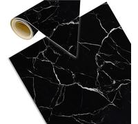 Alfombra Vinilica Negra Cocina Lavable Antideslizante | Marm 180x60 cm