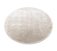 Alfombra VISCO circulo plata 3 felpa IMITACIÓN PIEL DE CONEJO circulo 120 cm