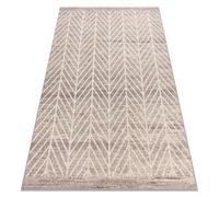 Alfombra Wool ANGEL 1188 / 52033 Espina de pescado beige / gris 200x300 cm