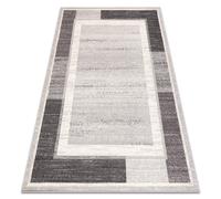 Alfombra Wool ANGEL 6232 / 52022 Geometric marco beige / gris 240x340 cm