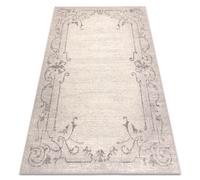 Alfombra Wool ANGEL 6623 / 52022 Ornamento marco beige 80x150 cm