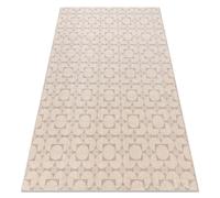 Alfombra Wool ANGEL 7887 / 52022 Geométricos beige / gris 200x300 cm