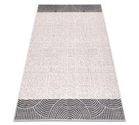 Alfombra Wool ANGEL 7901 / 52022 Geometric beige / gris 80x150 cm
